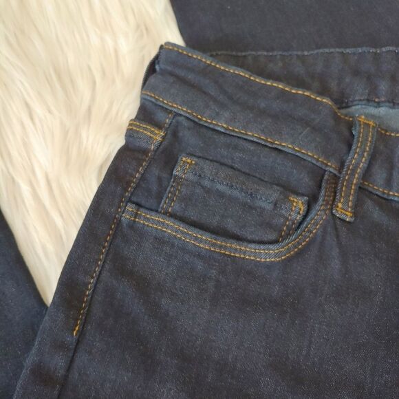 L'agence Margot high rise skinny jeans Midnight dark blue indigo size 24 - Picture 12 of 13